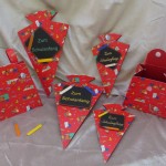 Karten und Geschenkboxen zur Einschulung